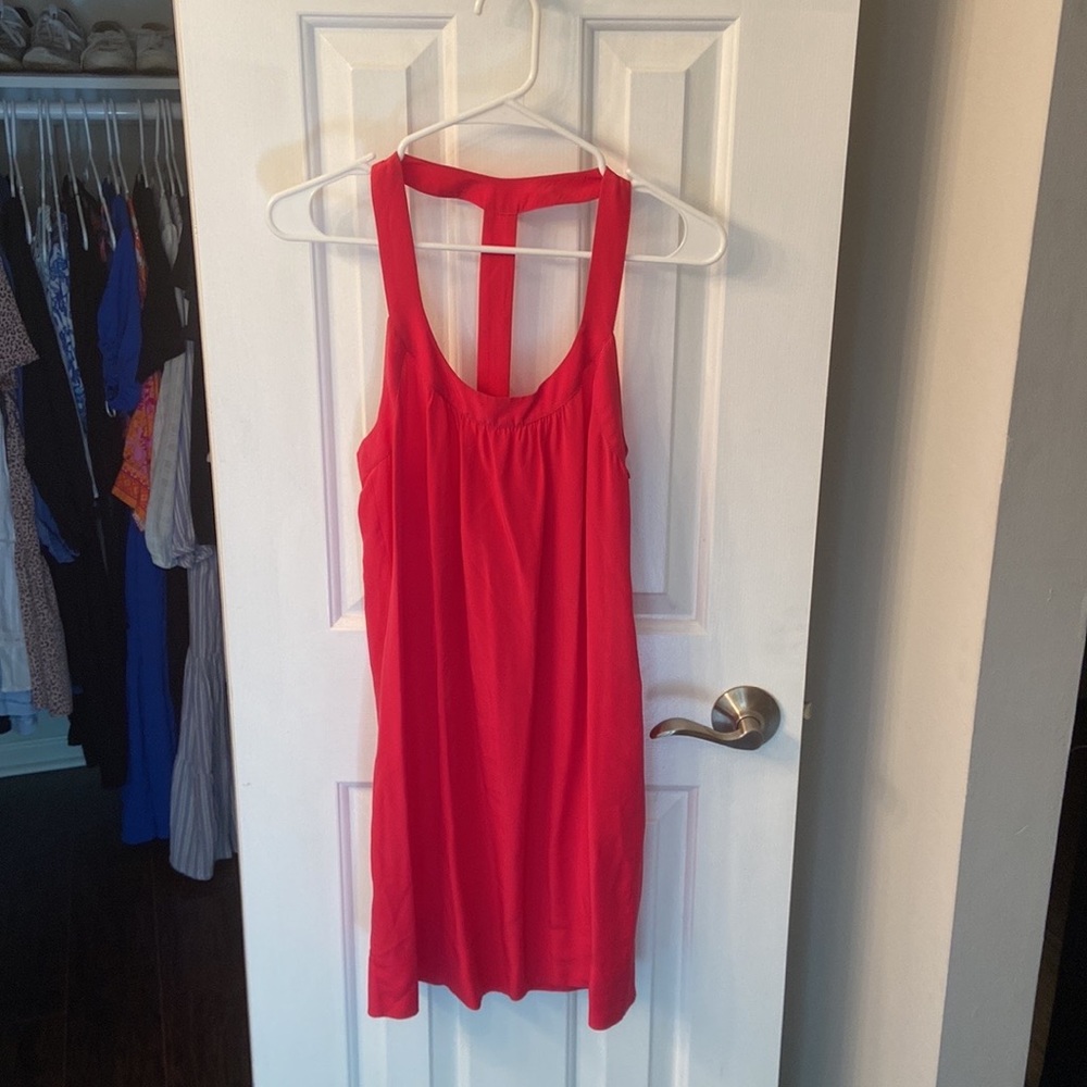 Pink banana republic mini dress